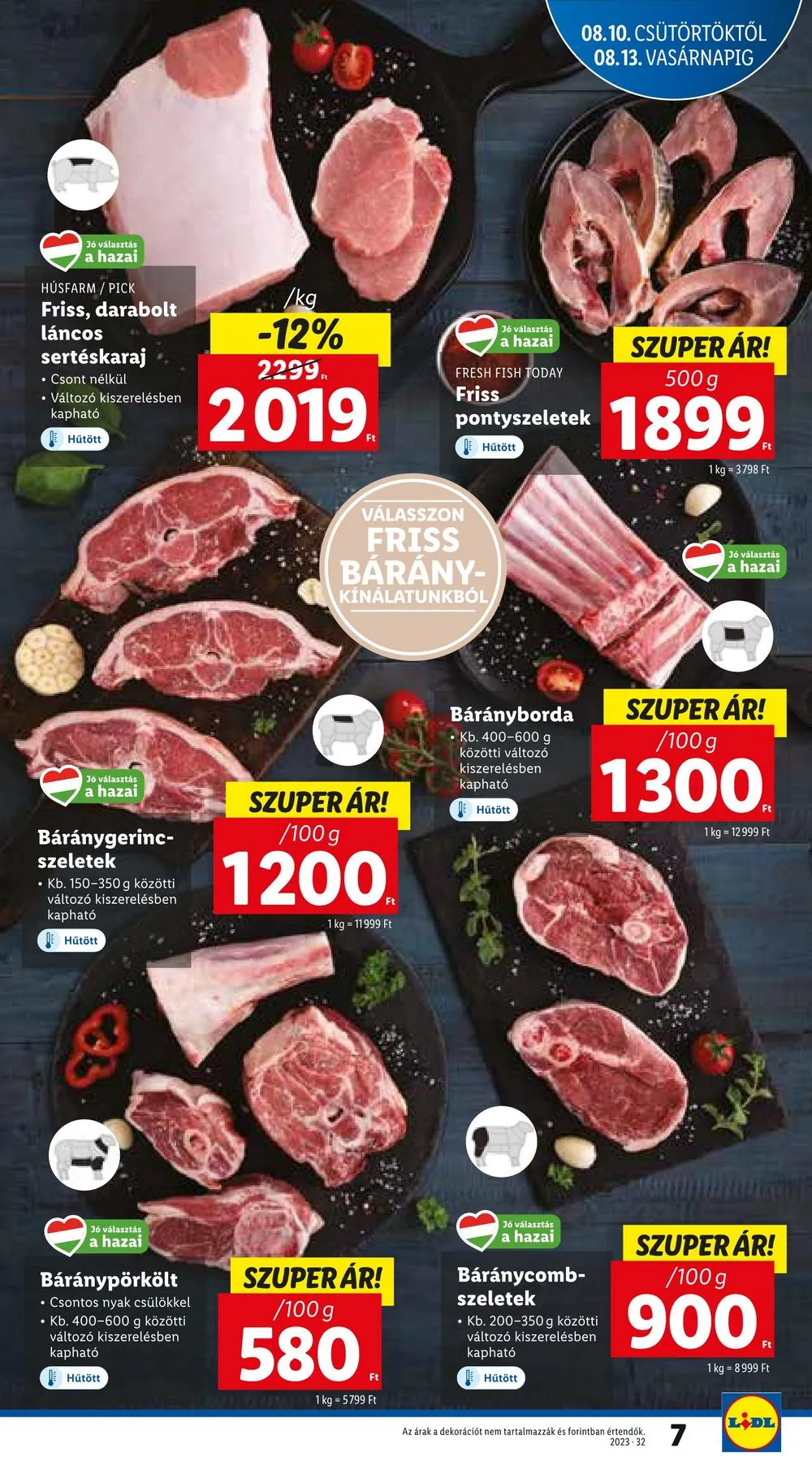 Lidl akciós újság 08.10–08.16 – 7. oldal
