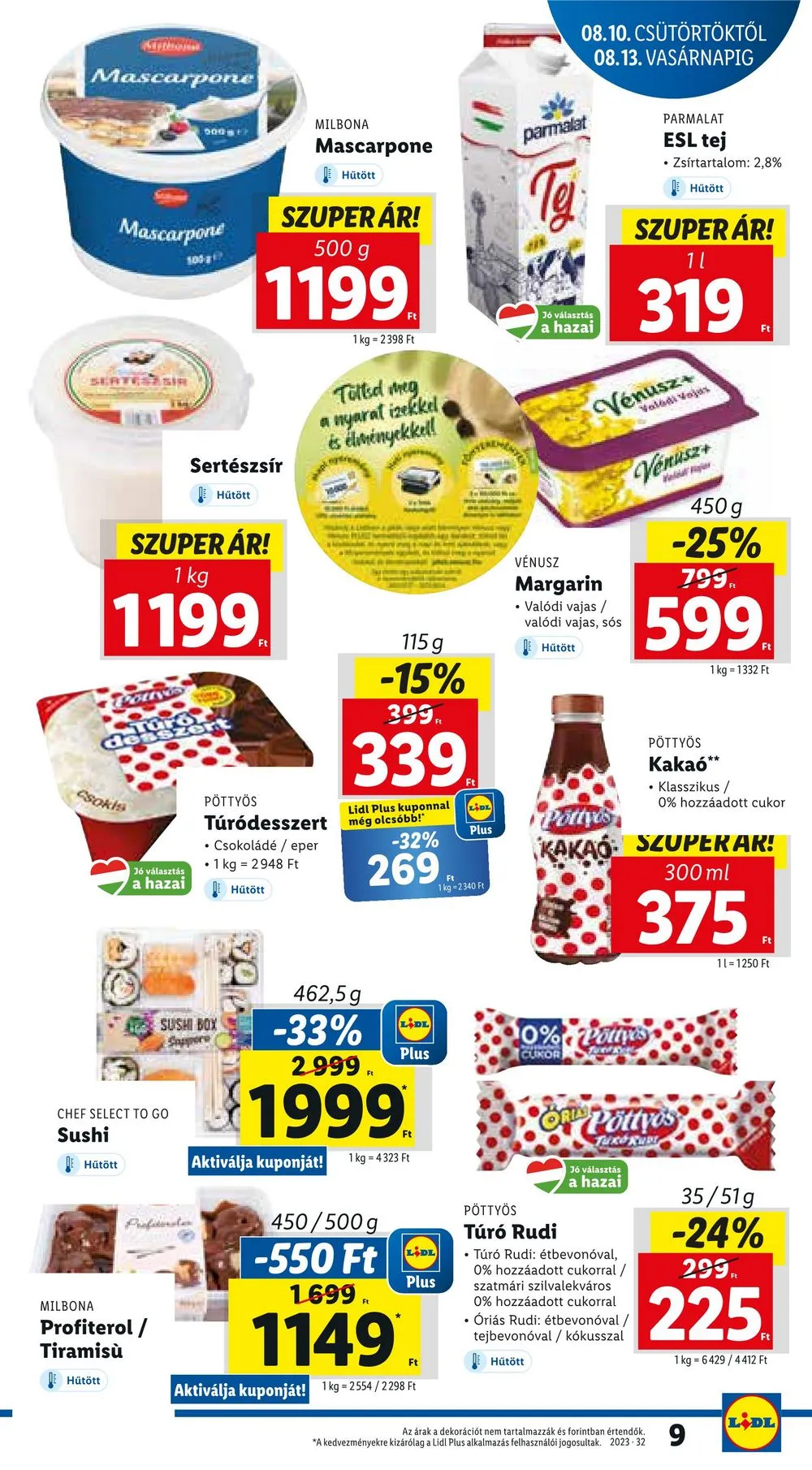 Lidl akciós újság 08.10–08.16 – 9. oldal