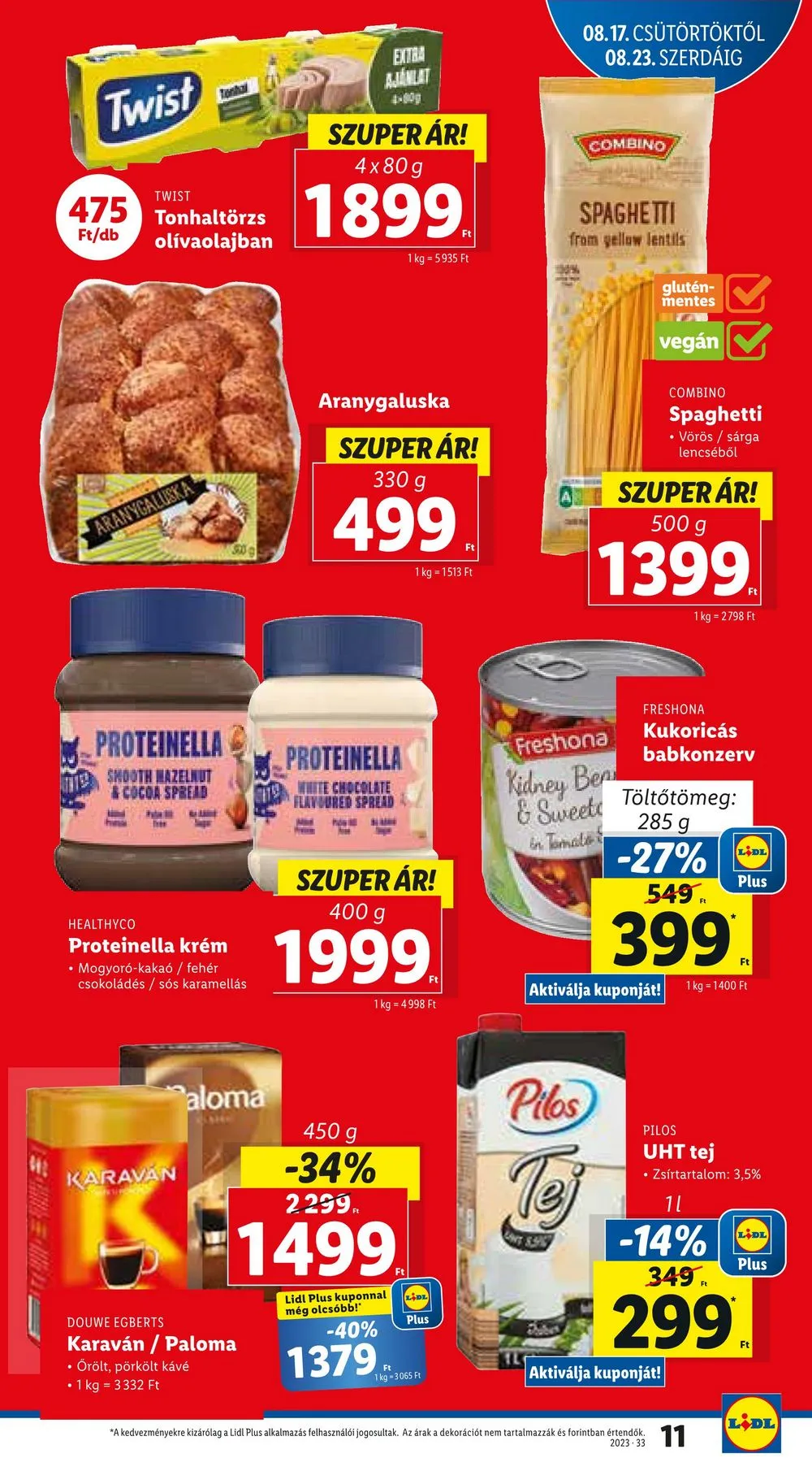 Lidl akciós újság 08.17–08.23 – 11. oldal