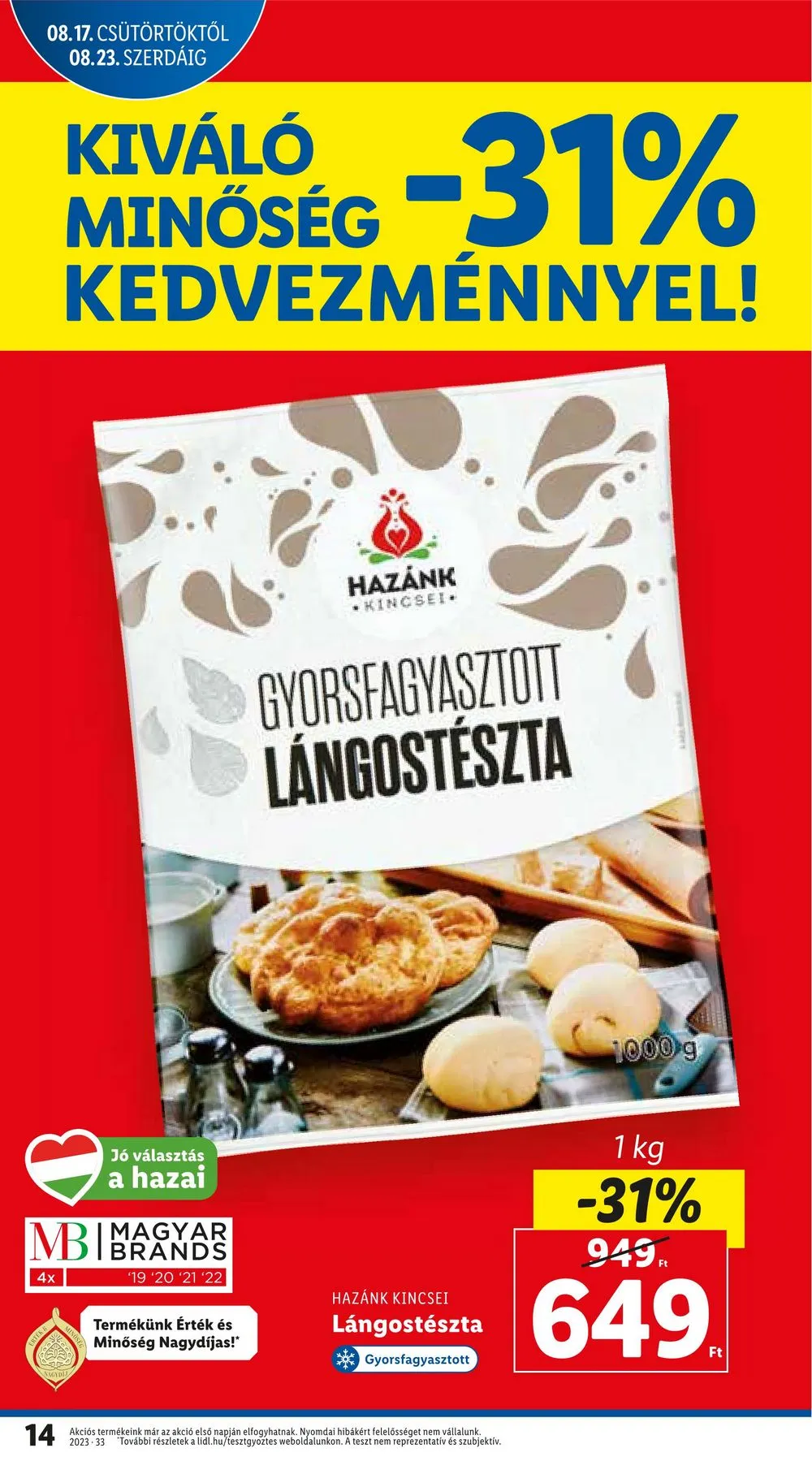 Lidl akciós újság 08.17–08.23 – 14. oldal
