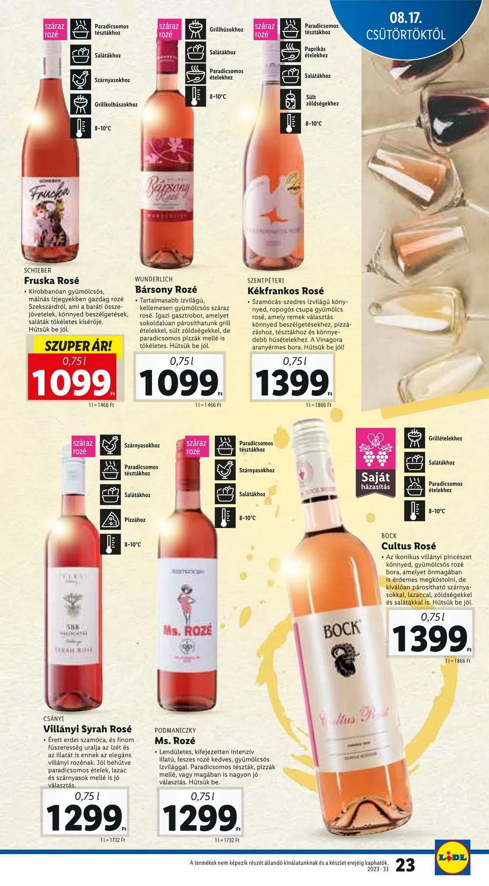 Lidl akciós újság 08.17–08.23 – 23. oldal