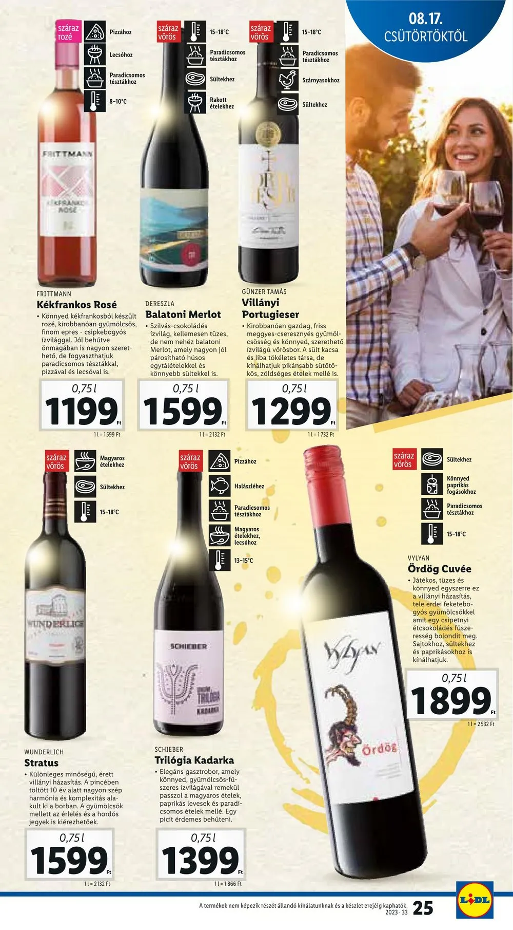 Lidl akciós újság 08.17–08.23 – 25. oldal