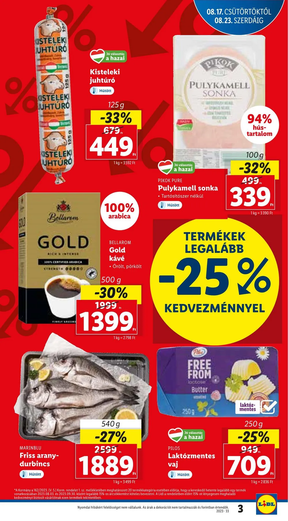 Lidl akciós újság 08.17–08.23 – 3. oldal