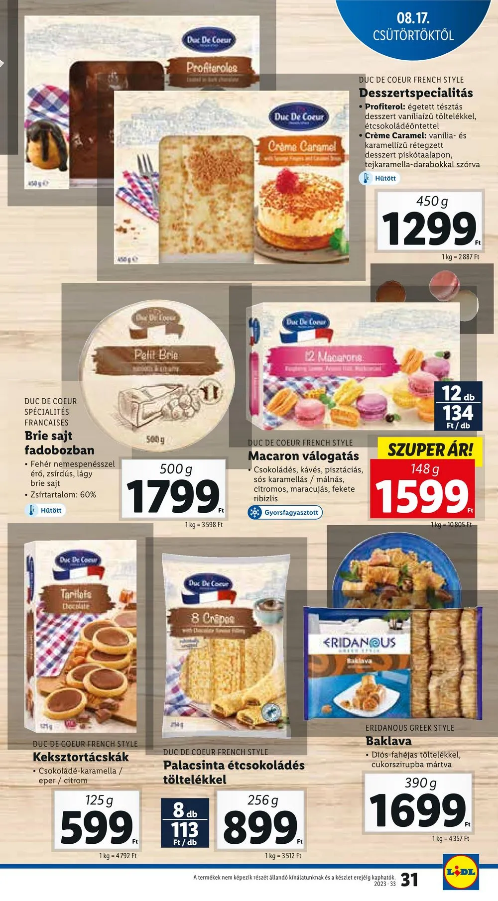 Lidl akciós újság 08.17–08.23 – 31. oldal
