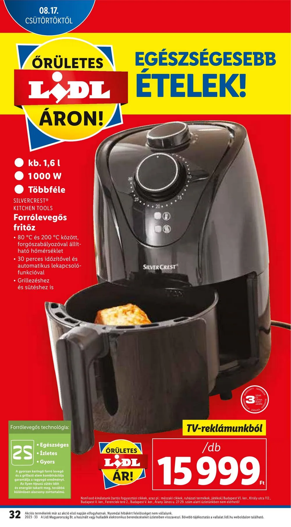 Lidl akciós újság 08.17–08.23 – 32. oldal