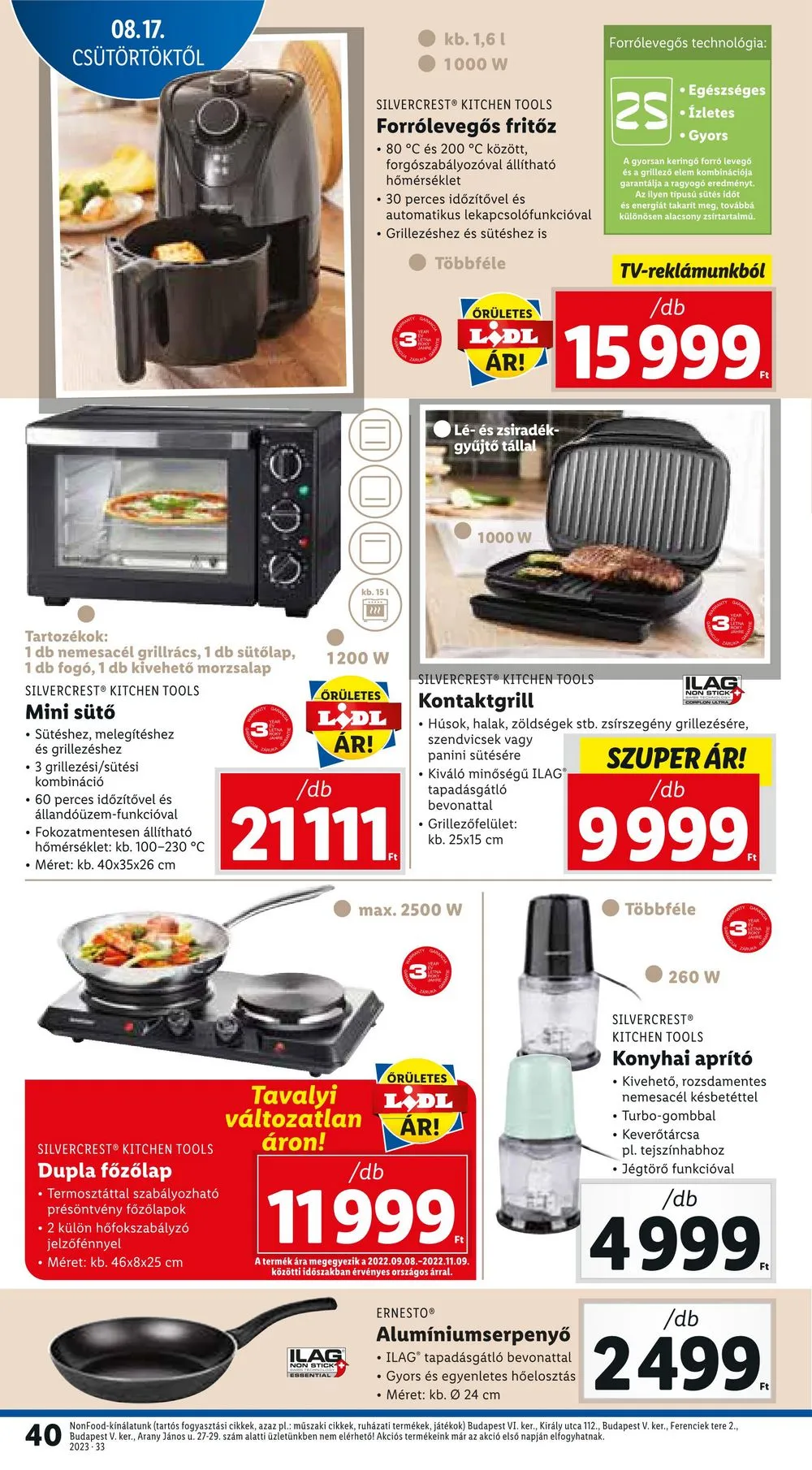 Lidl akciós újság 08.17–08.23 – 40. oldal