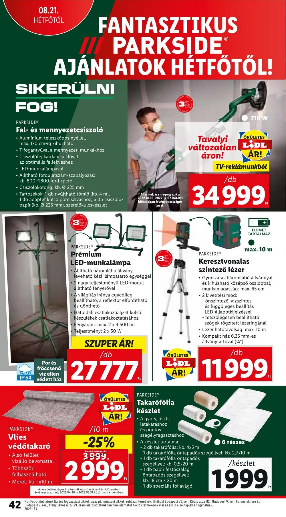 Lidl akciós újság 08.17–08.23 – 42. oldal