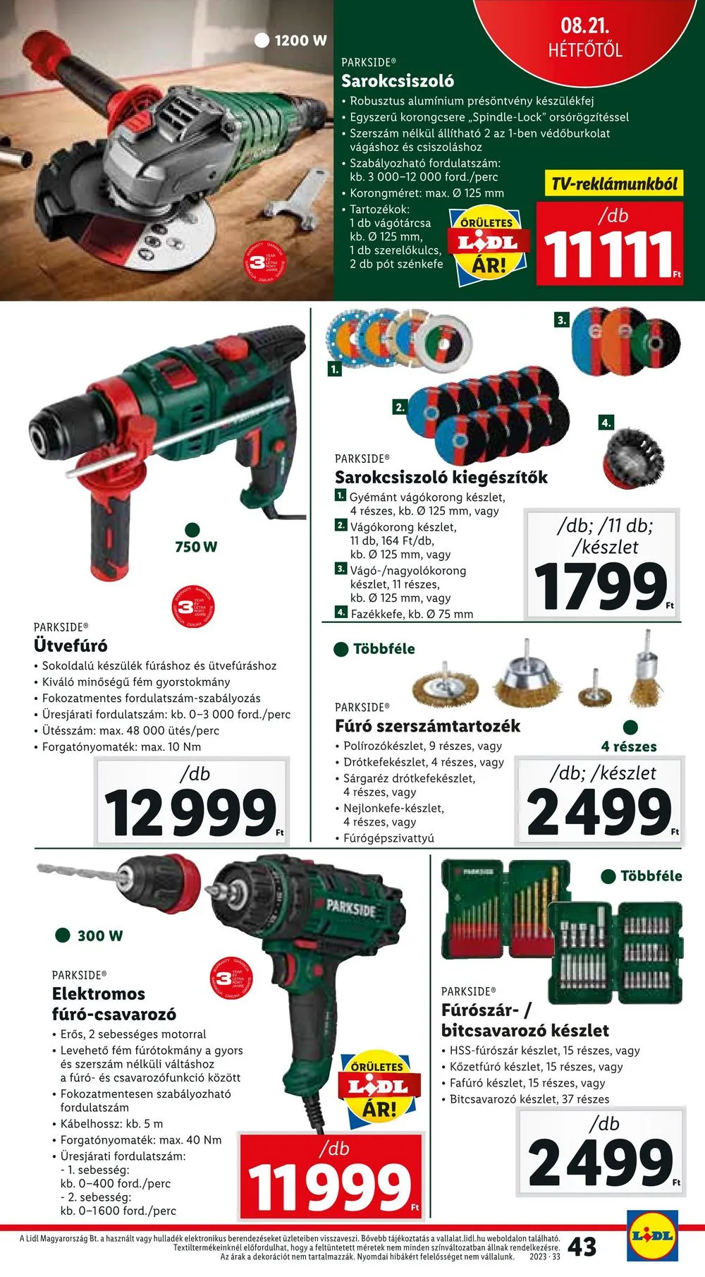 Lidl akciós újság 08.17–08.23 – 43. oldal