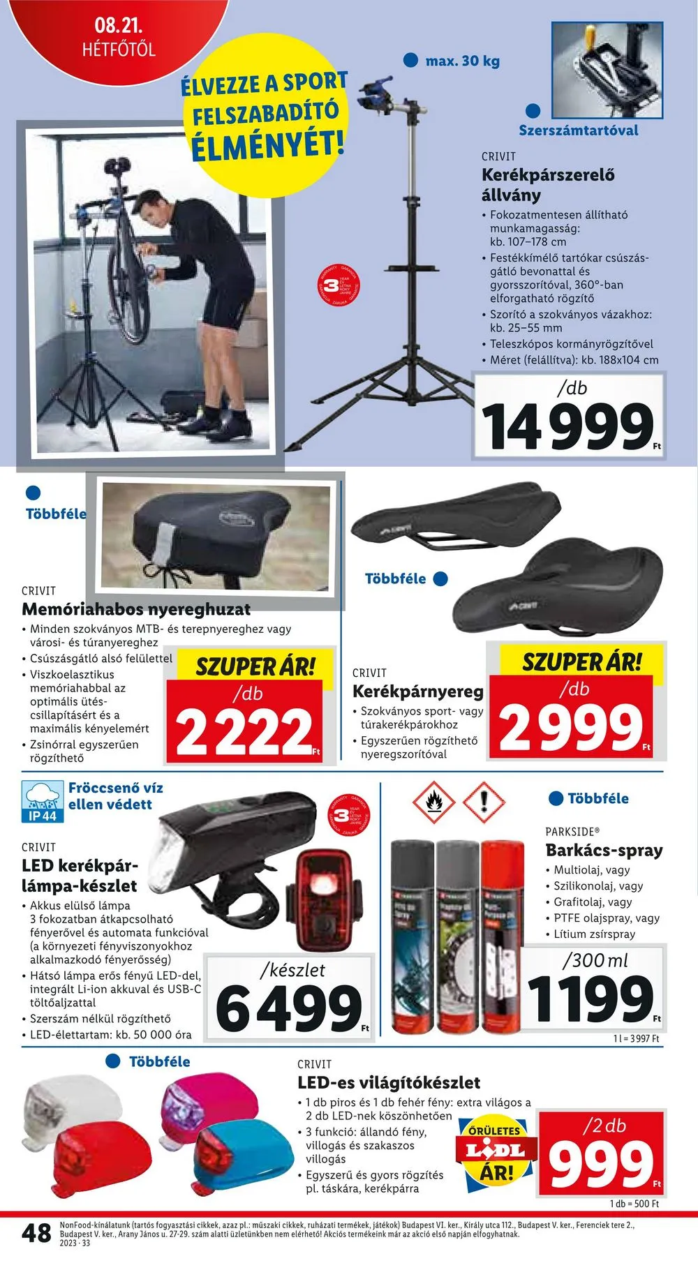 Lidl akciós újság 08.17–08.23 – 48. oldal