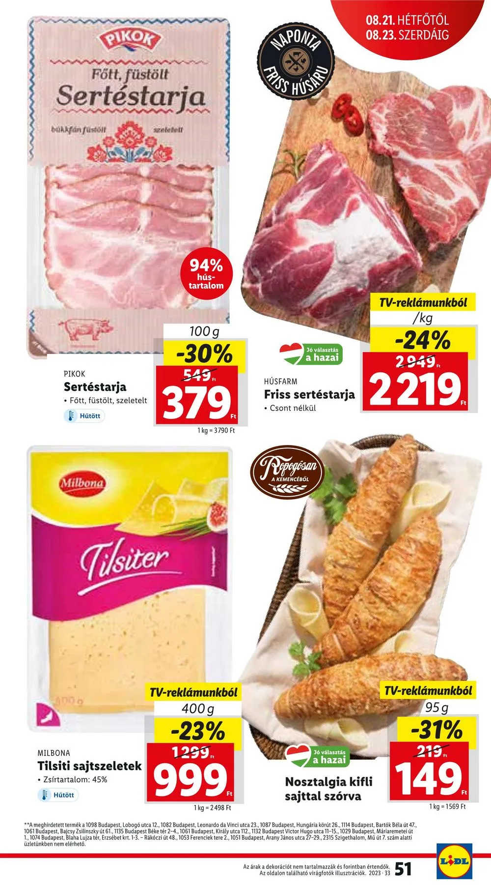 Lidl akciós újság 08.17–08.23 – 51. oldal