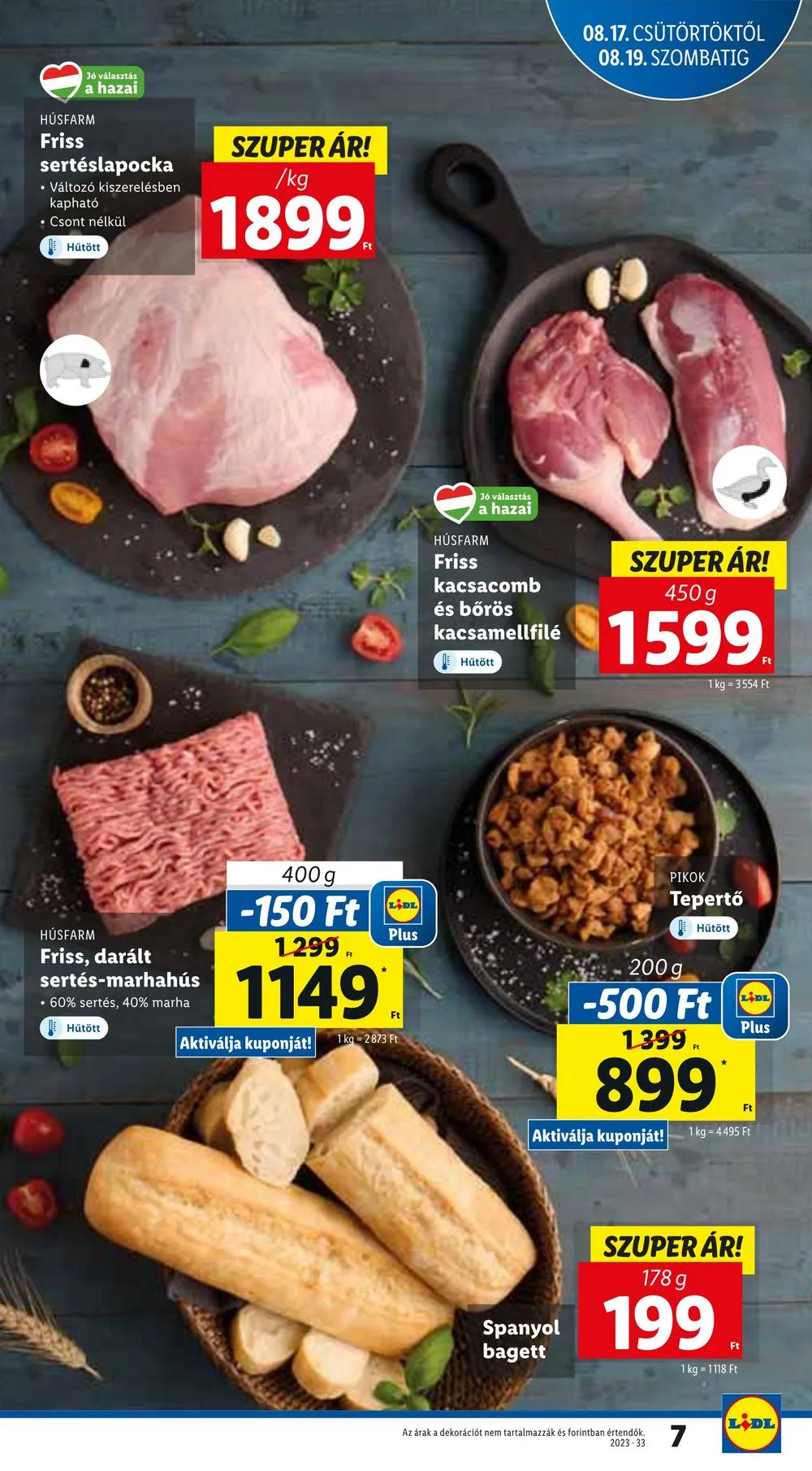Lidl akciós újság 08.17–08.23 – 7. oldal