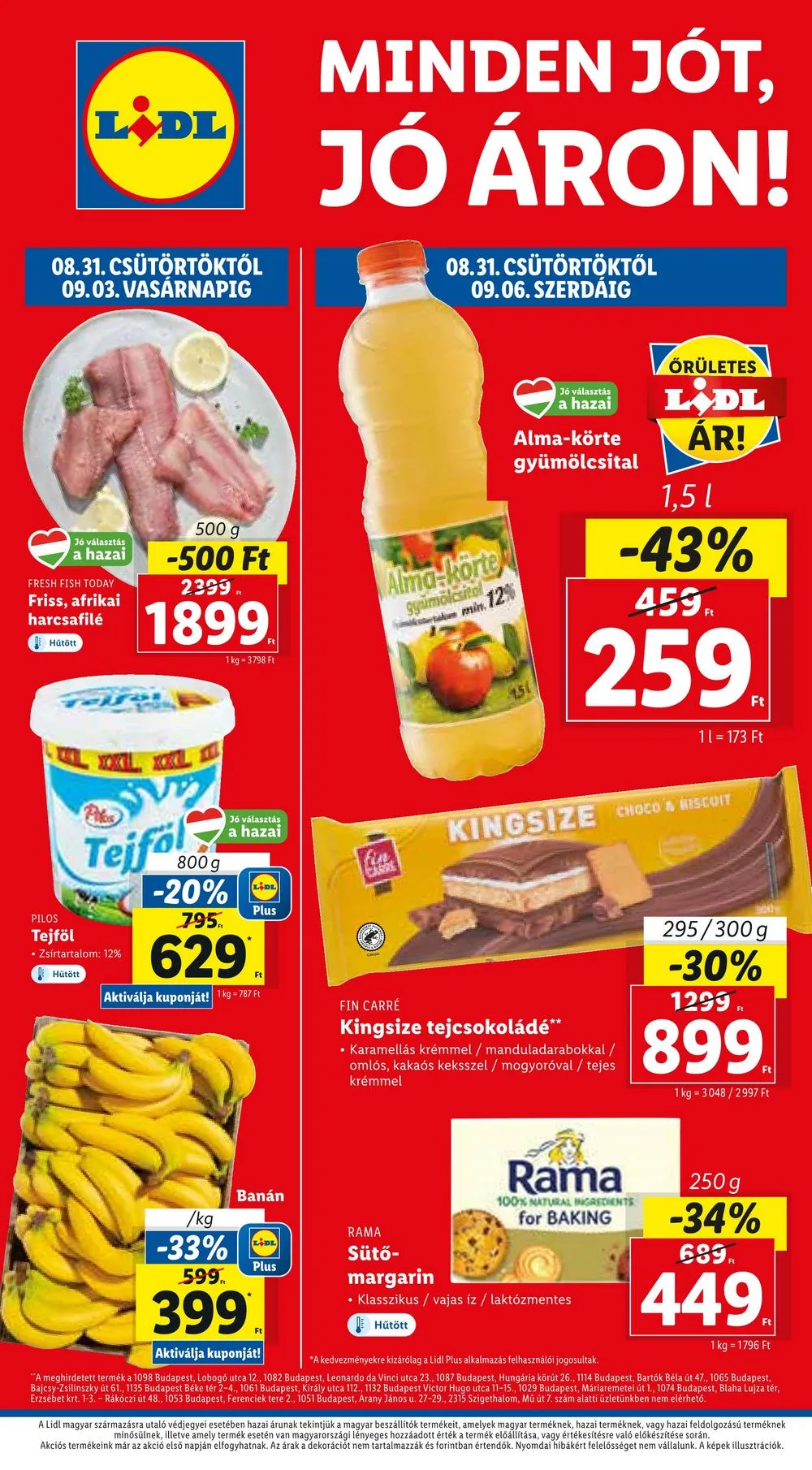 Lidl akciós újság 08.31–09.06