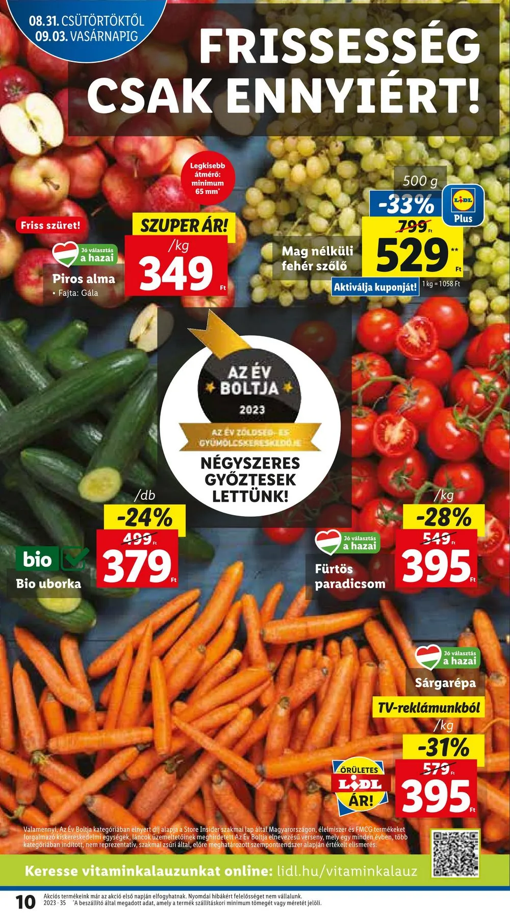 Lidl akciós újság 08.31–09.06 – 10. oldal