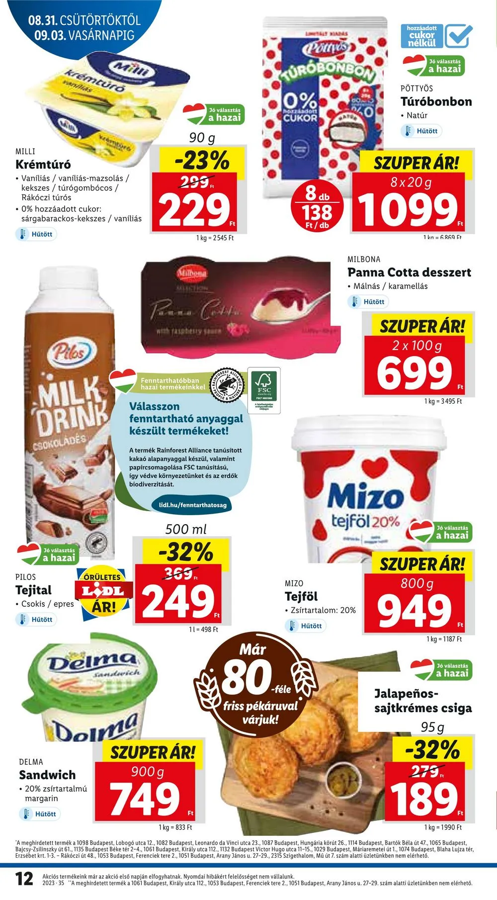 Lidl akciós újság 08.31–09.06 – 12. oldal