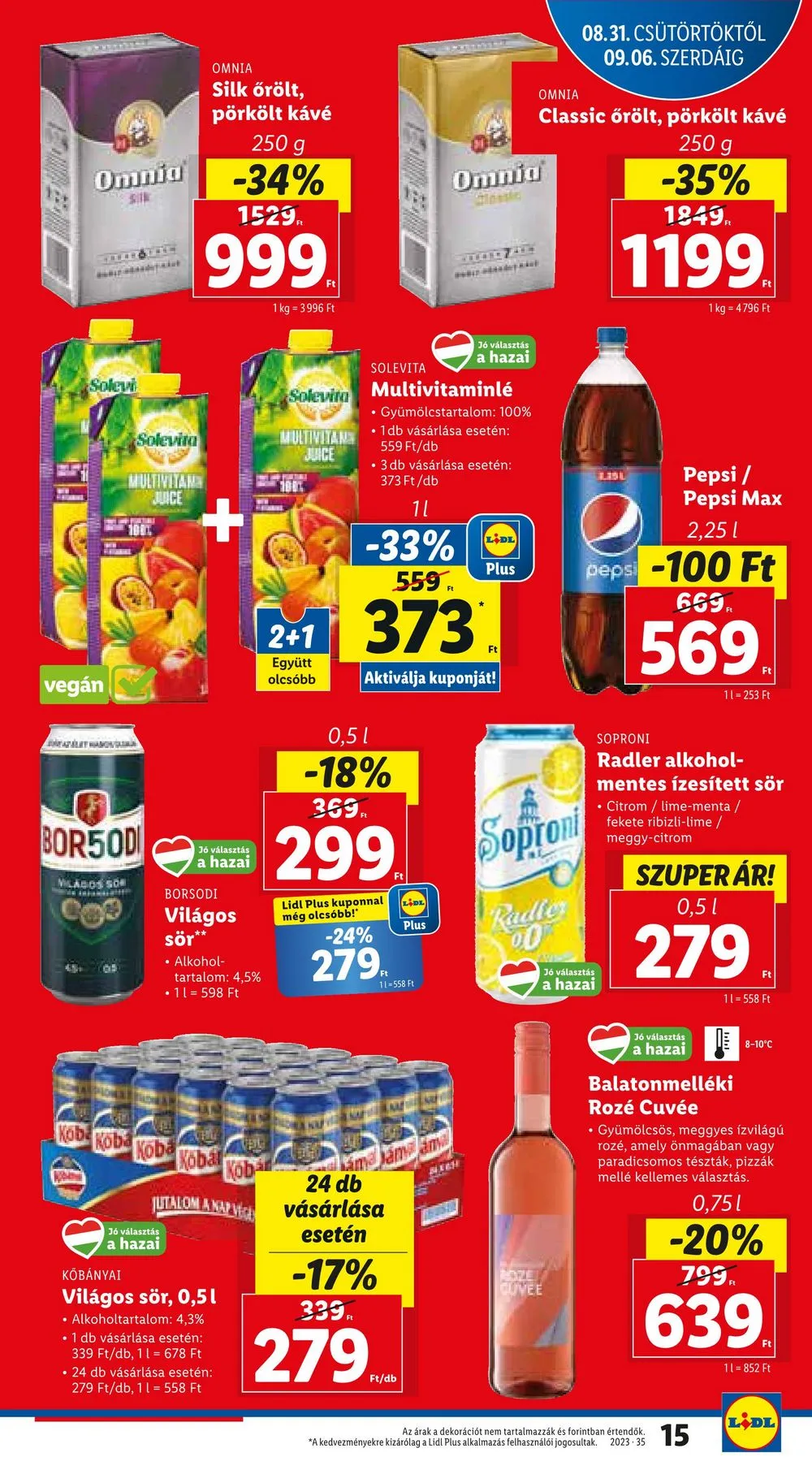Lidl akciós újság 08.31–09.06 – 15. oldal