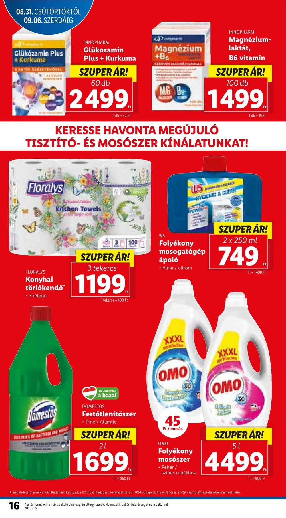 Lidl akciós újság 08.31–09.06 – 16. oldal