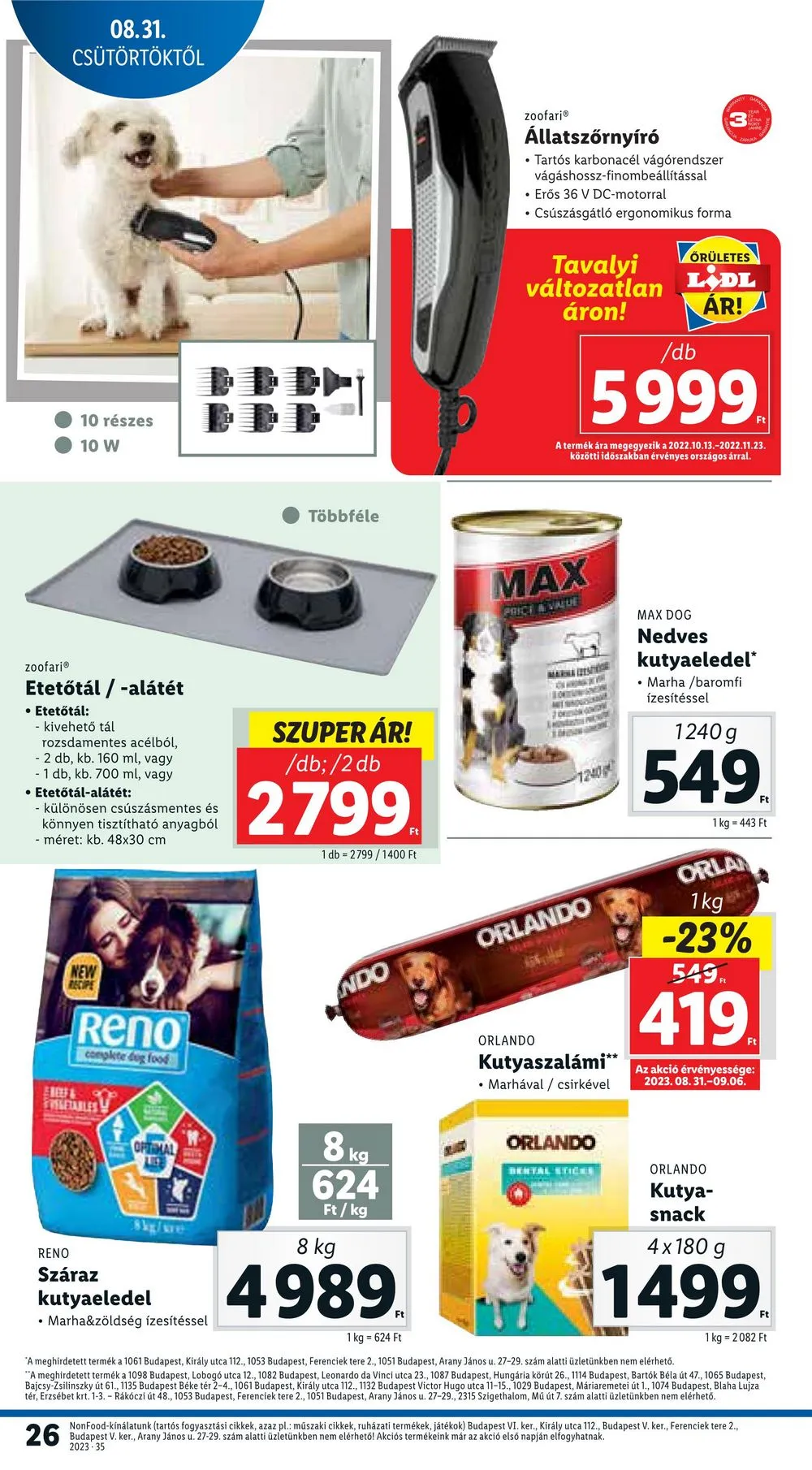 Lidl akciós újság 08.31–09.06 – 26. oldal