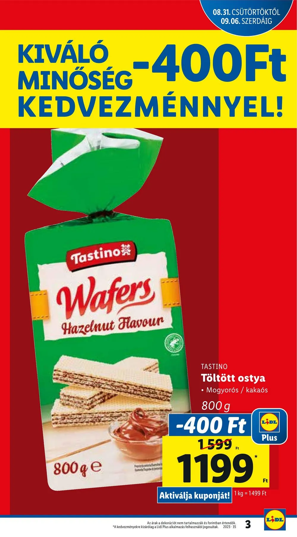 Lidl akciós újság 08.31–09.06 – 3. oldal