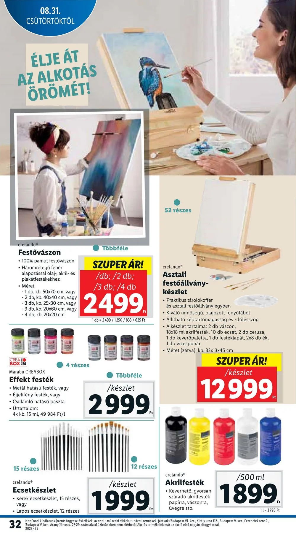 Lidl akciós újság 08.31–09.06 – 32. oldal