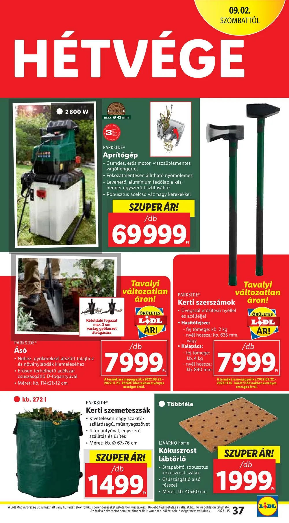 Lidl akciós újság 08.31–09.06 – 37. oldal