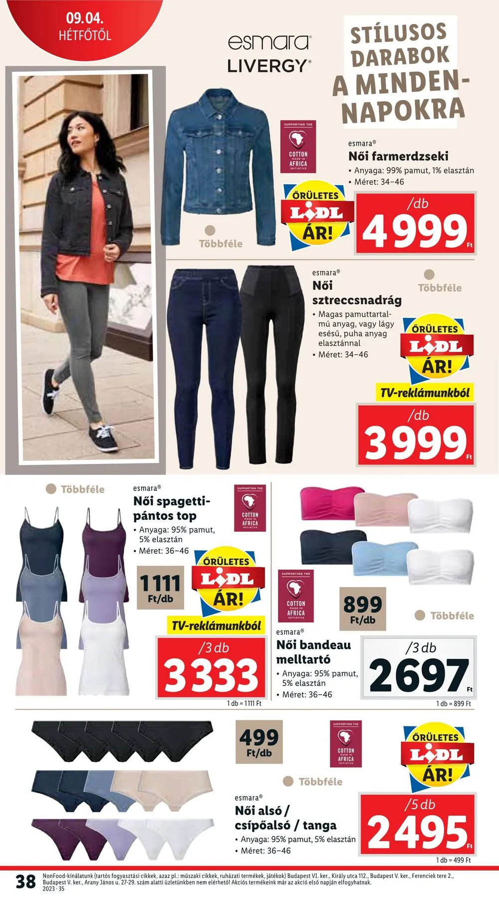 Lidl akciós újság 08.31–09.06 – 38. oldal