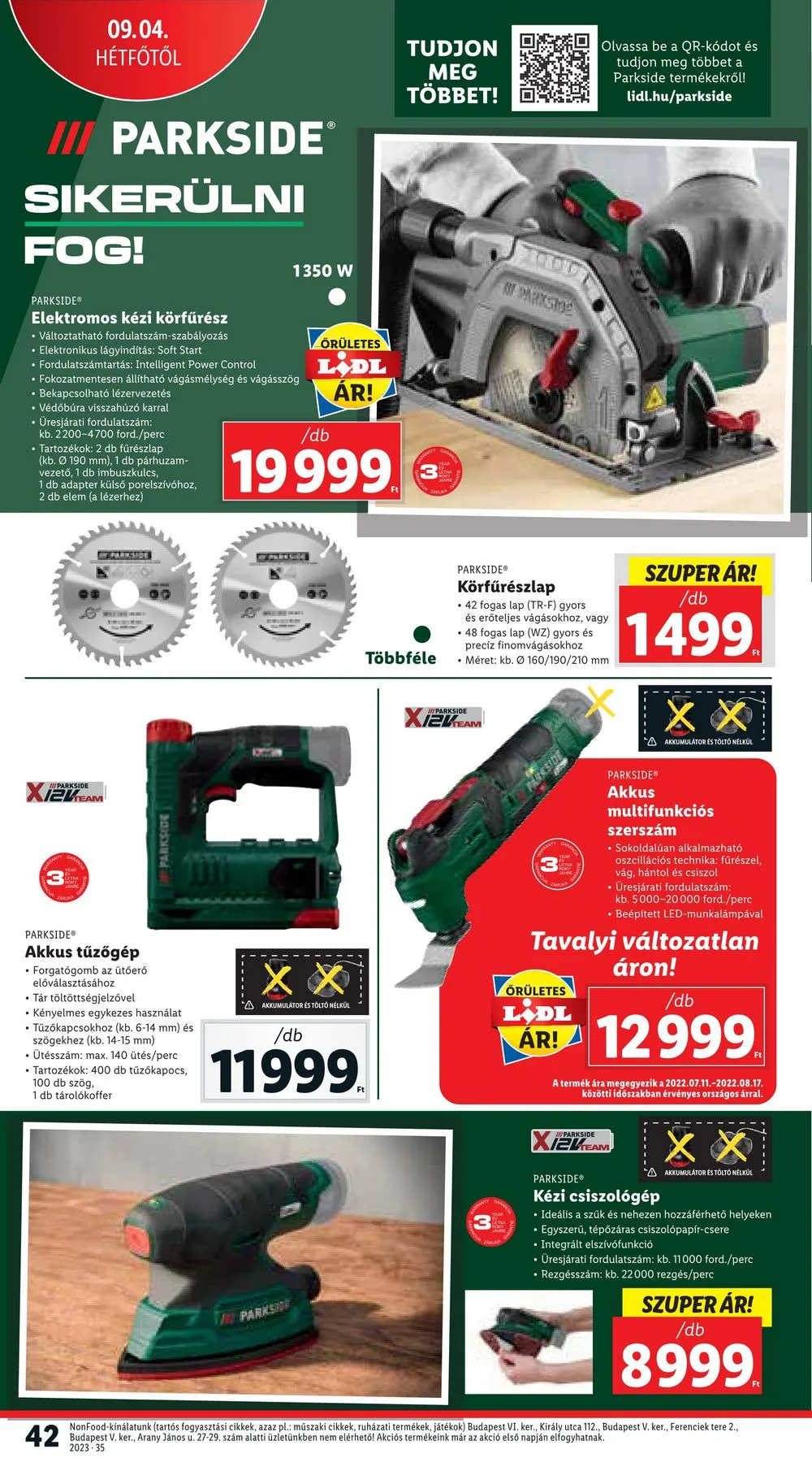 Lidl akciós újság 08.31–09.06 – 42. oldal
