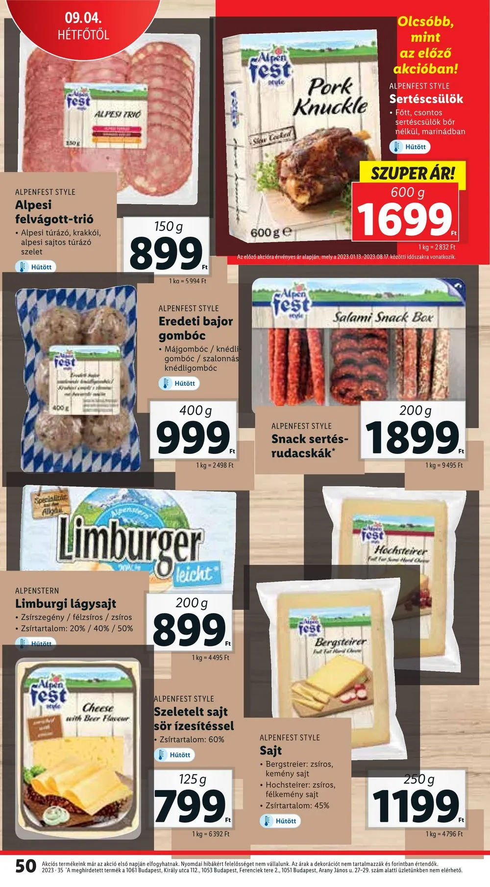 Lidl akciós újság 08.31–09.06 – 50. oldal