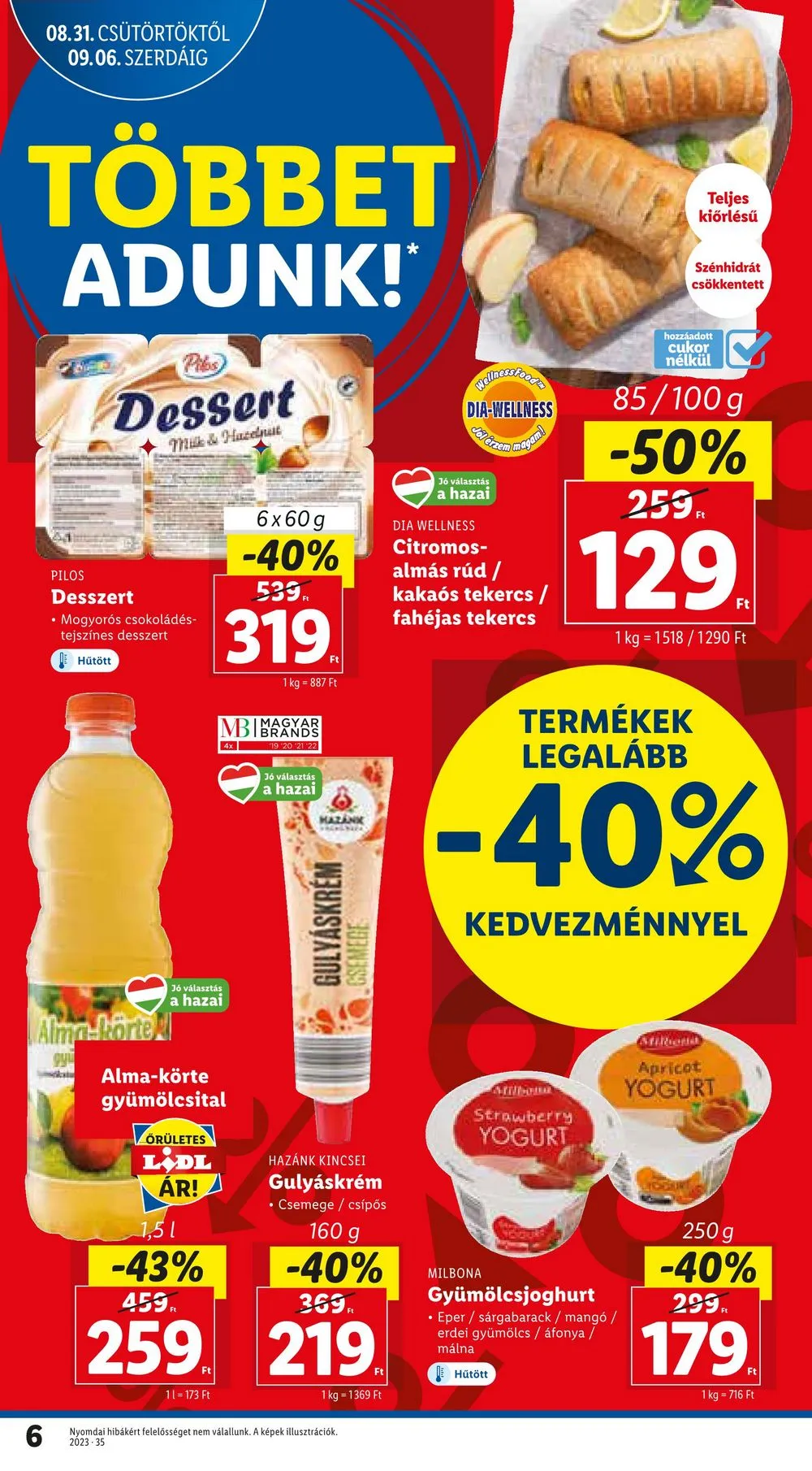 Lidl akciós újság 08.31–09.06 – 6. oldal