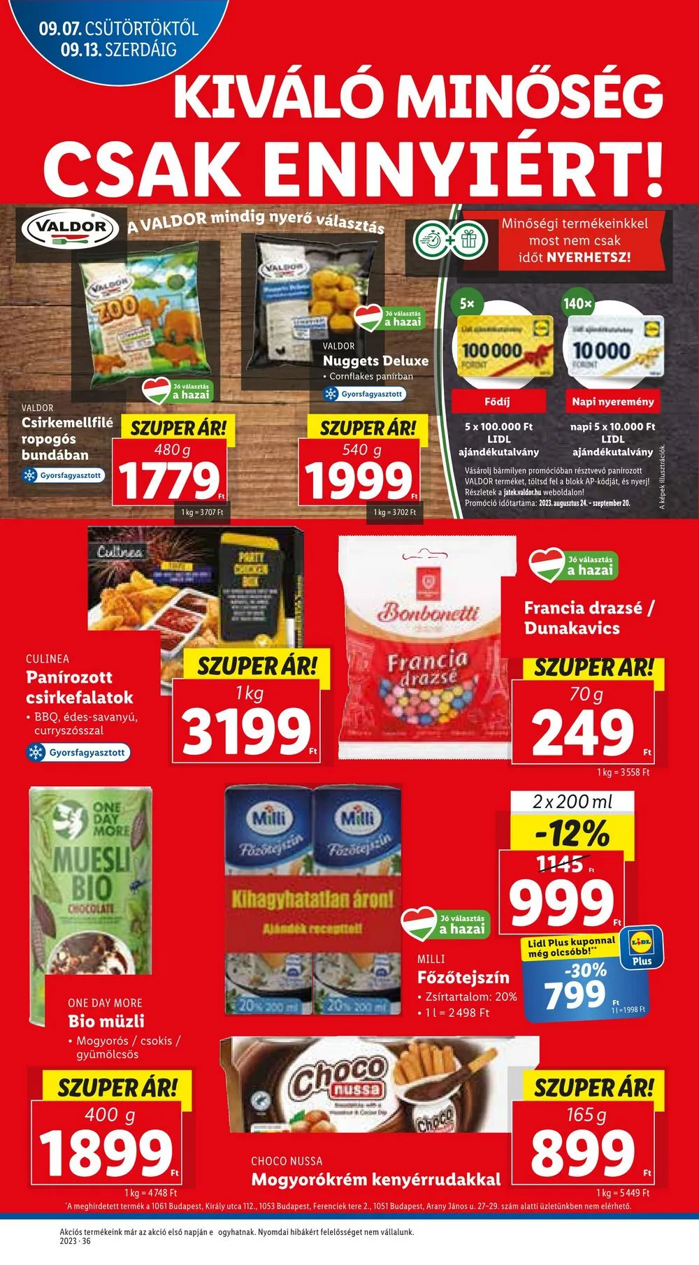 Lidl akciós újság 09.07–09.13 – 20. oldal