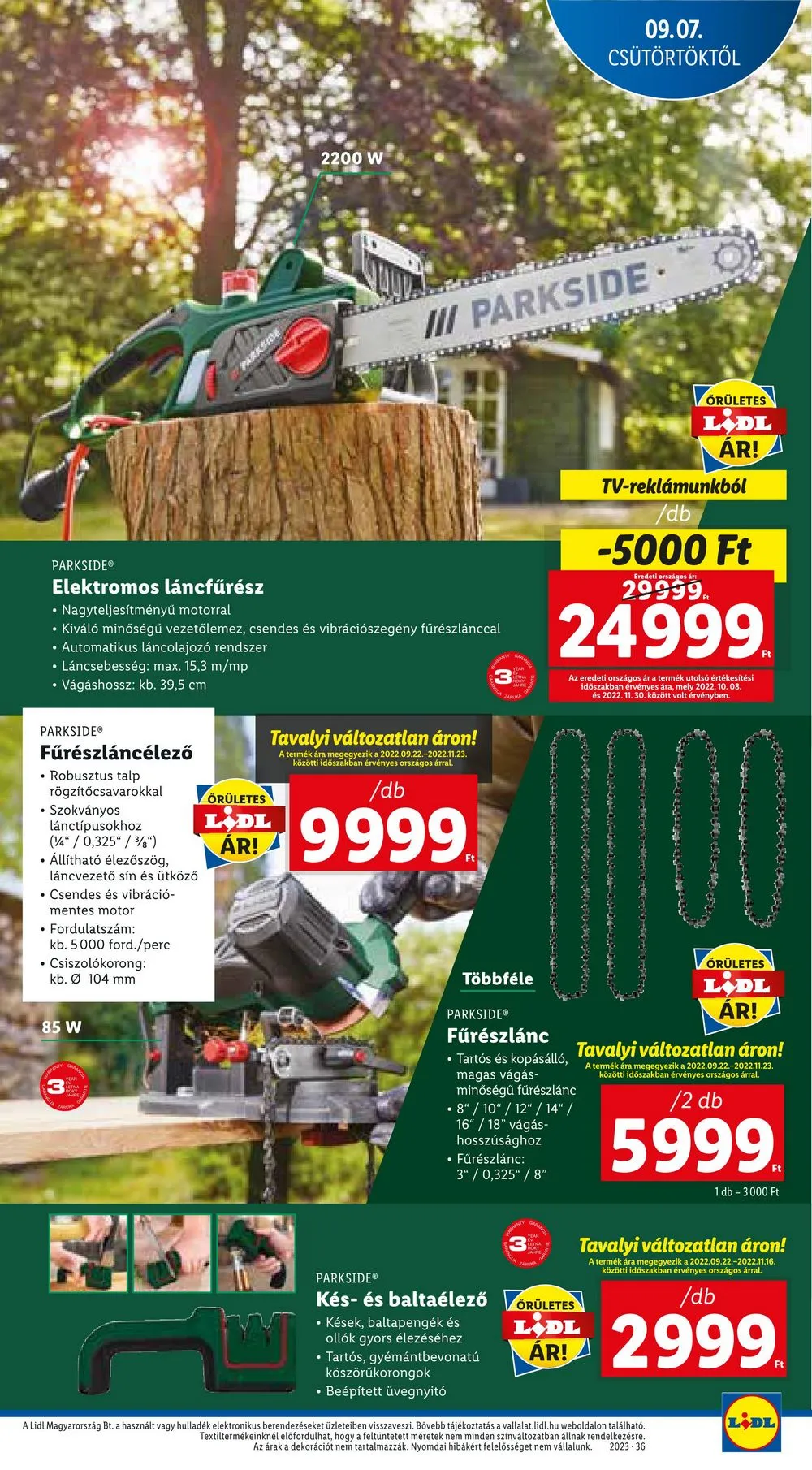Lidl akciós újság 09.07–09.13 – 31. oldal