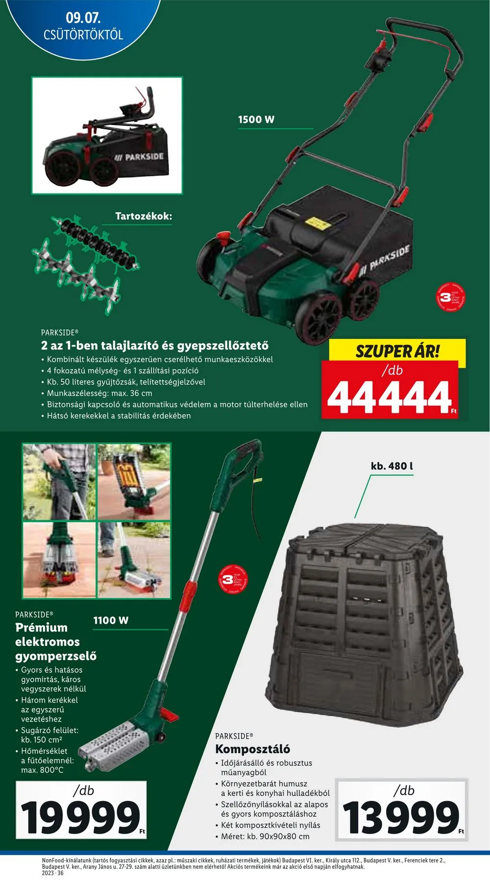 Lidl akciós újság 09.07–09.13 – 32. oldal