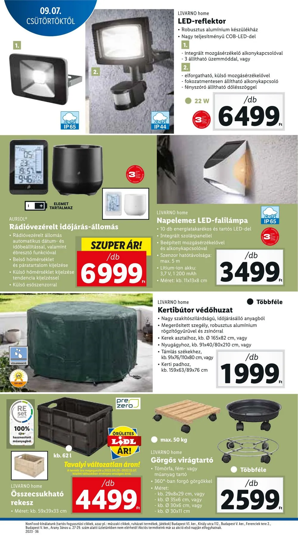Lidl akciós újság 09.07–09.13 – 40. oldal
