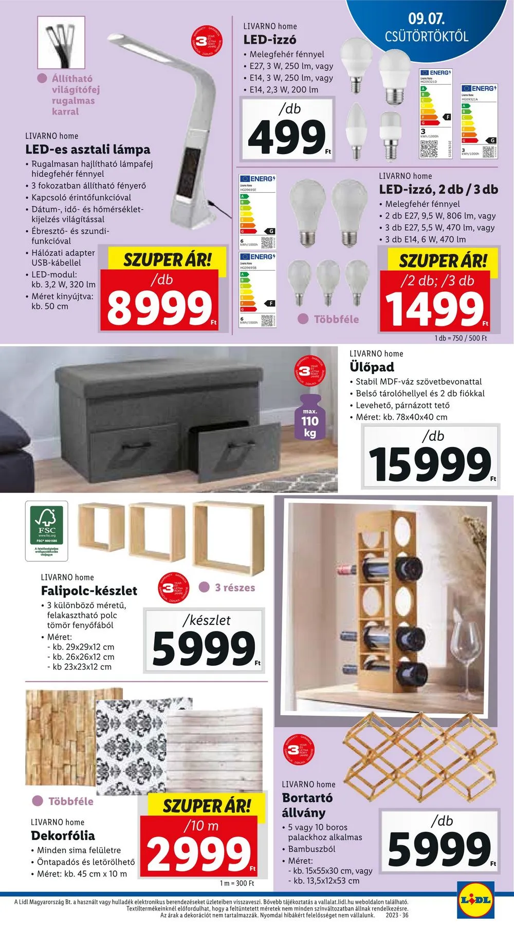Lidl akciós újság 09.07–09.13 – 45. oldal