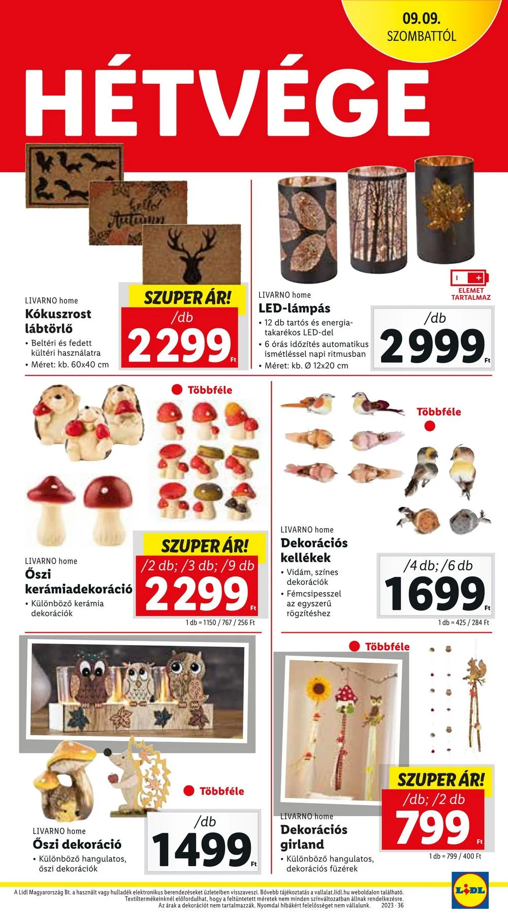 Lidl akciós újság 09.07–09.13 – 49. oldal