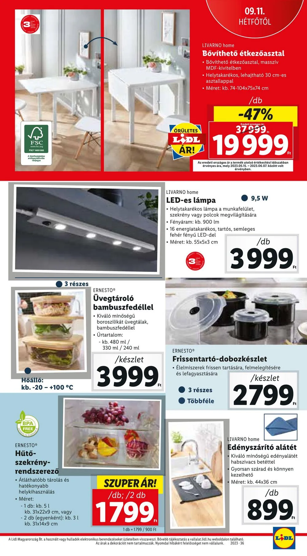 Lidl akciós újság 09.07–09.13 – 57. oldal