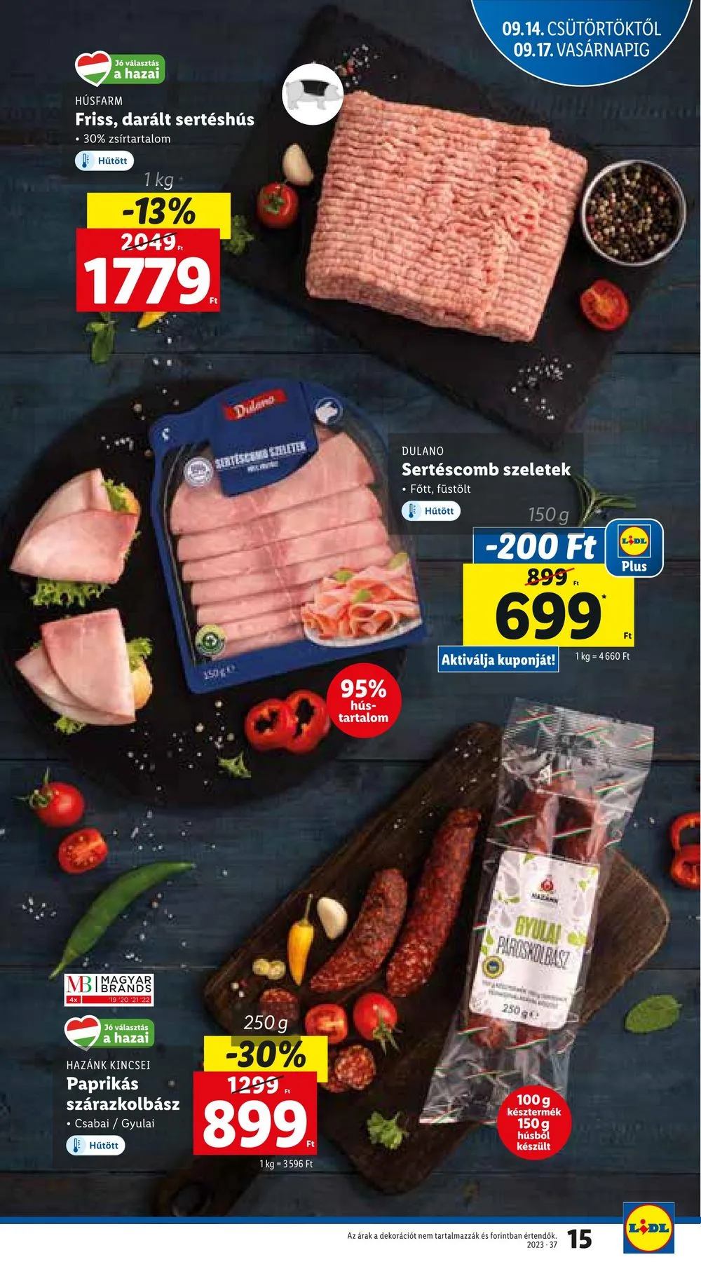 Lidl akciós újság 09.14–09.20 – 15. oldal