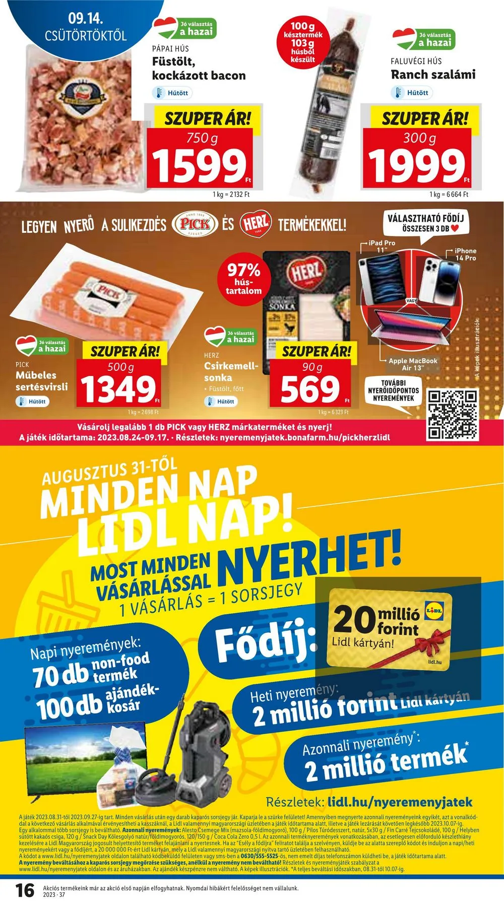 Lidl akciós újság 09.14–09.20 – 16. oldal