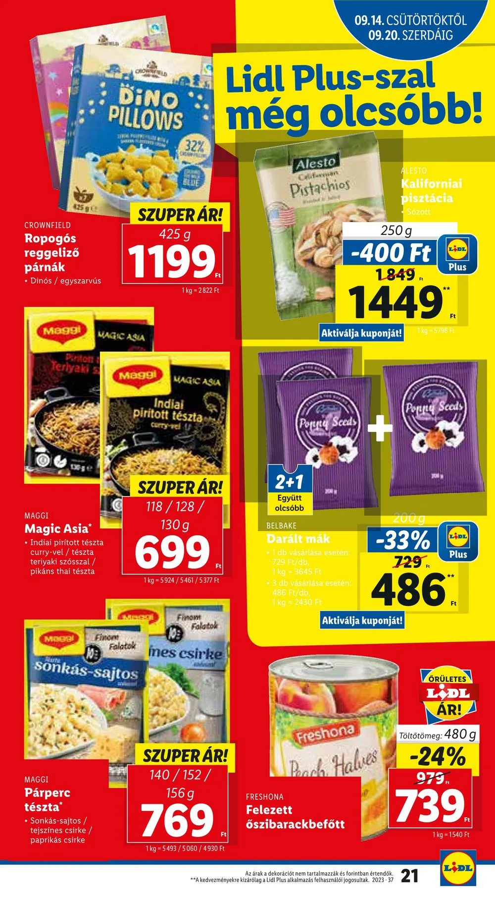 Lidl akciós újság 09.14–09.20 – 21. oldal