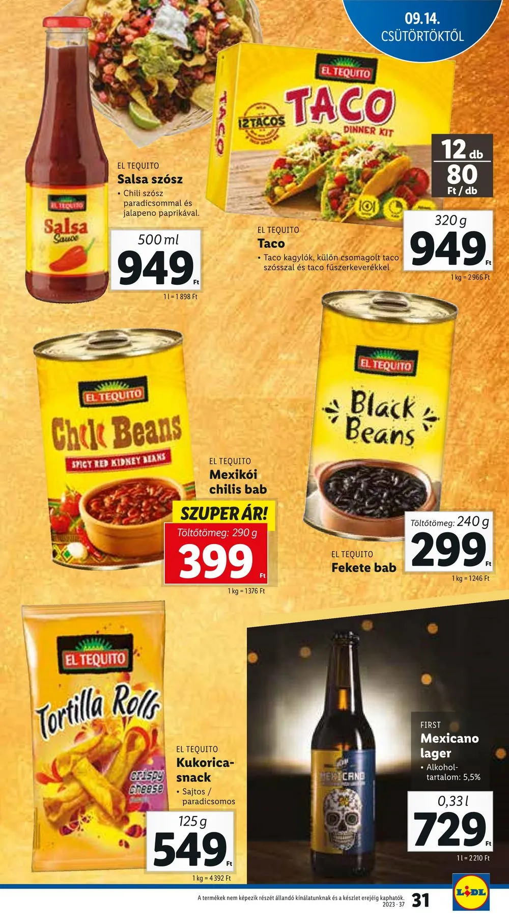 Lidl akciós újság 09.14–09.20 – 31. oldal