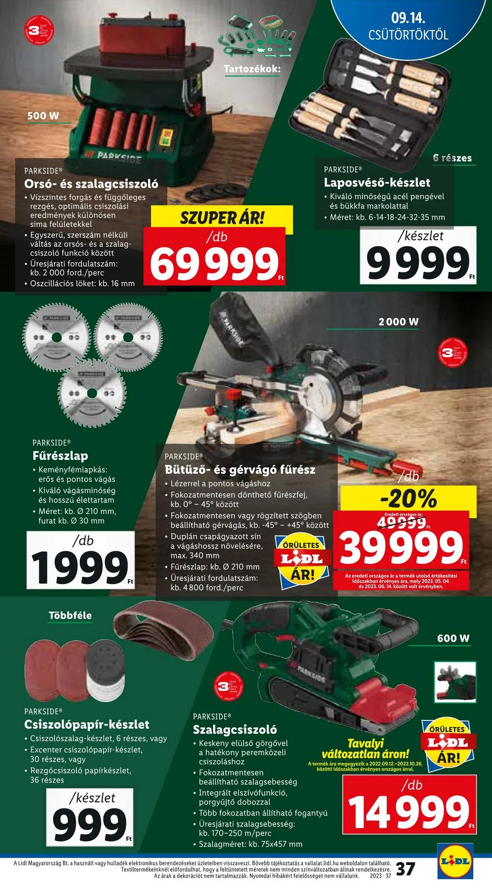 Lidl akciós újság 09.14–09.20 – 37. oldal