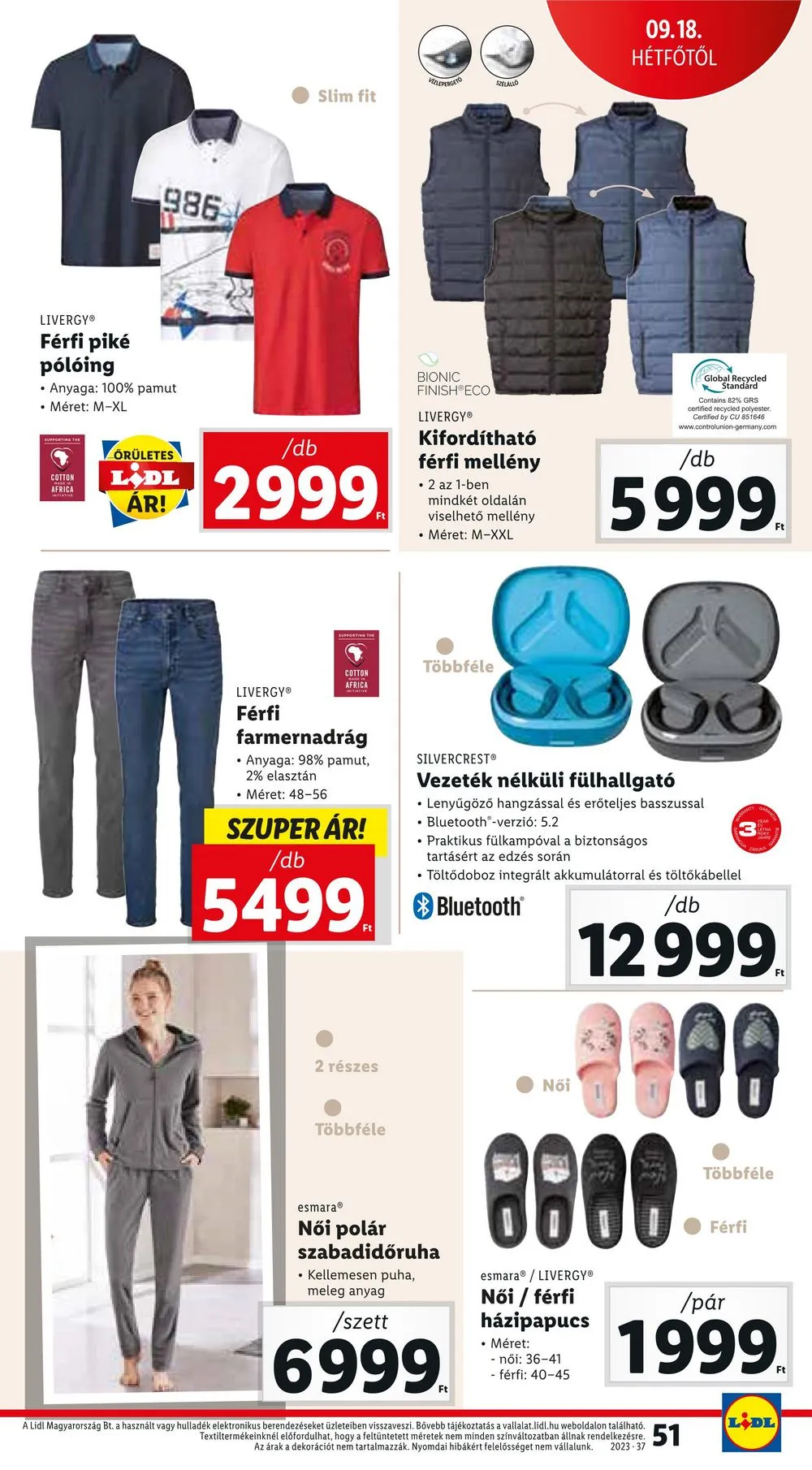 Lidl akciós újság 09.14–09.20 – 51. oldal