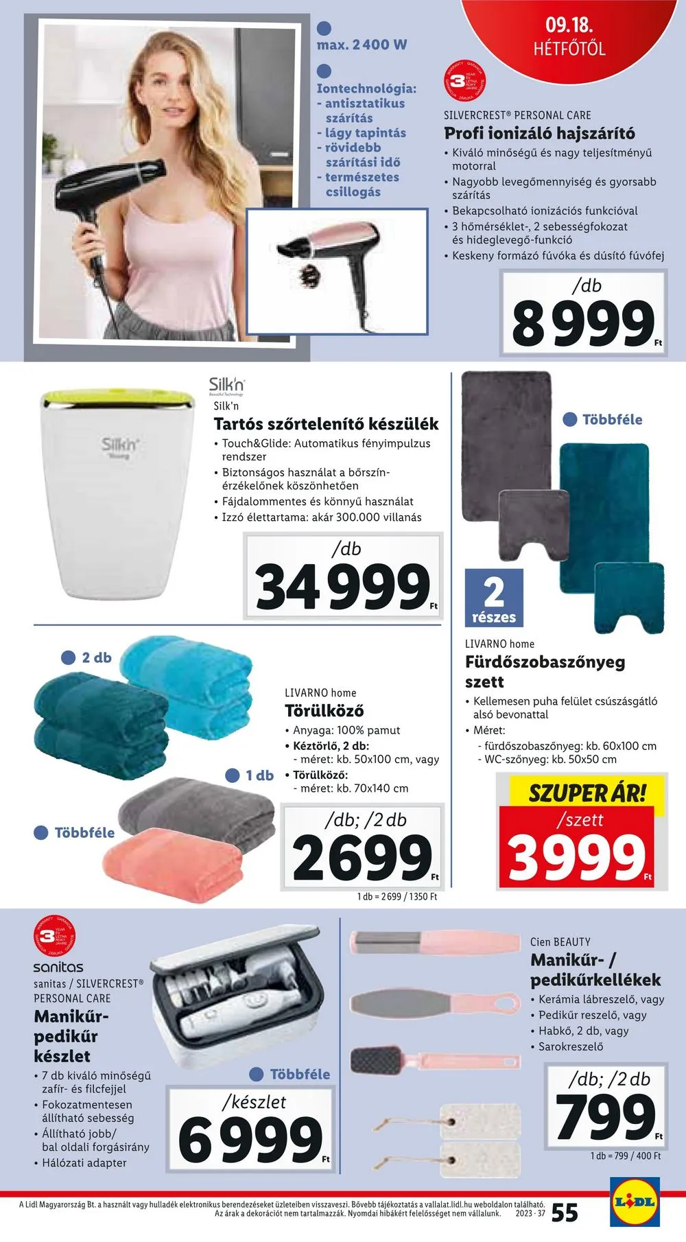 Lidl akciós újság 09.14–09.20 – 55. oldal