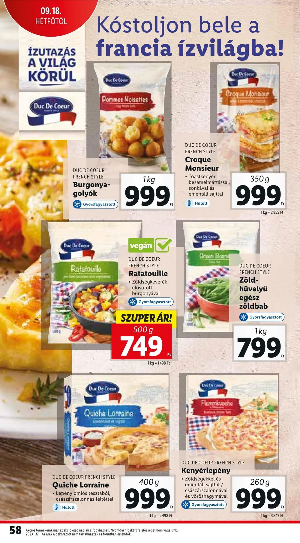 Lidl akciós újság 09.14–09.20 – 58. oldal