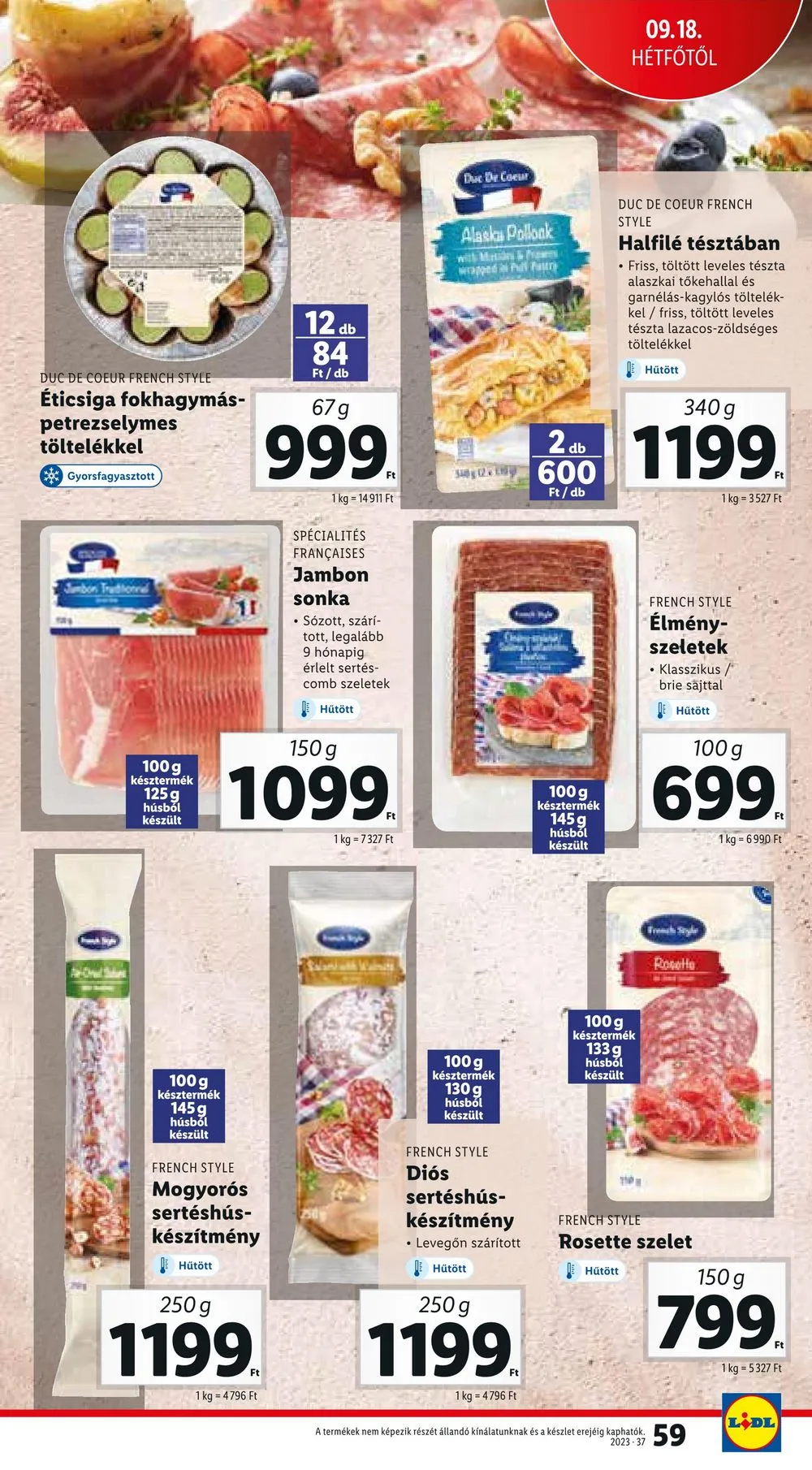 Lidl akciós újság 09.14–09.20 – 59. oldal