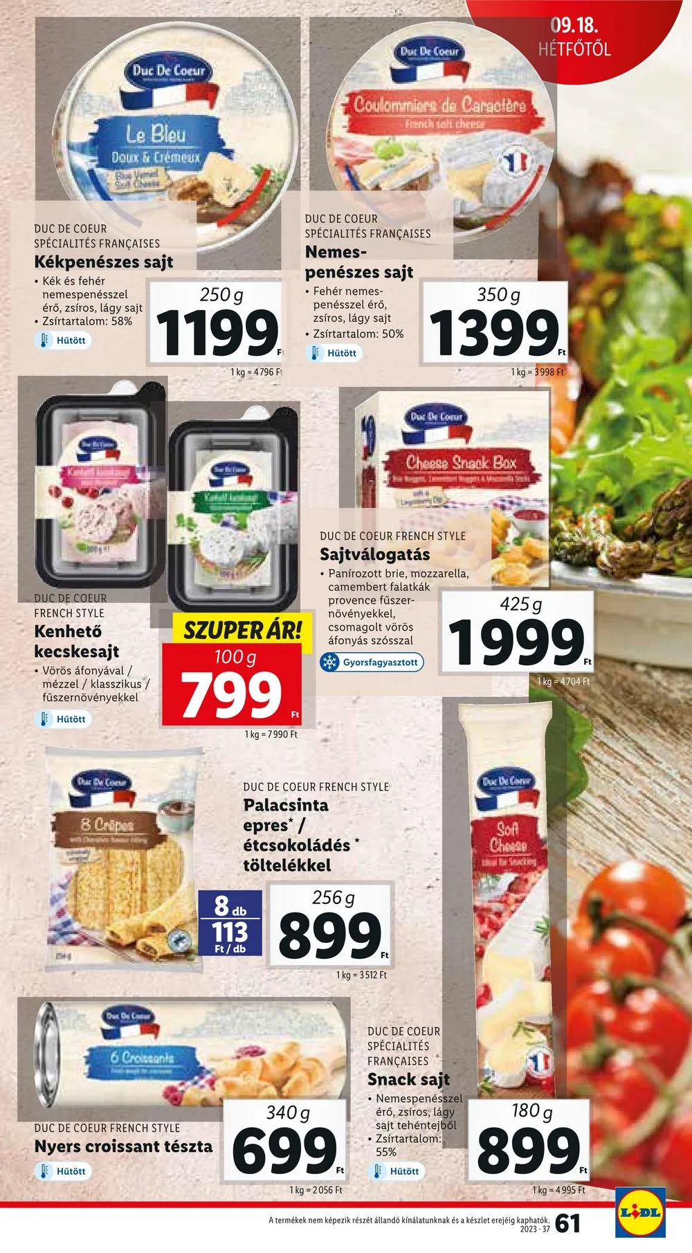 Lidl akciós újság 09.14–09.20 – 61. oldal