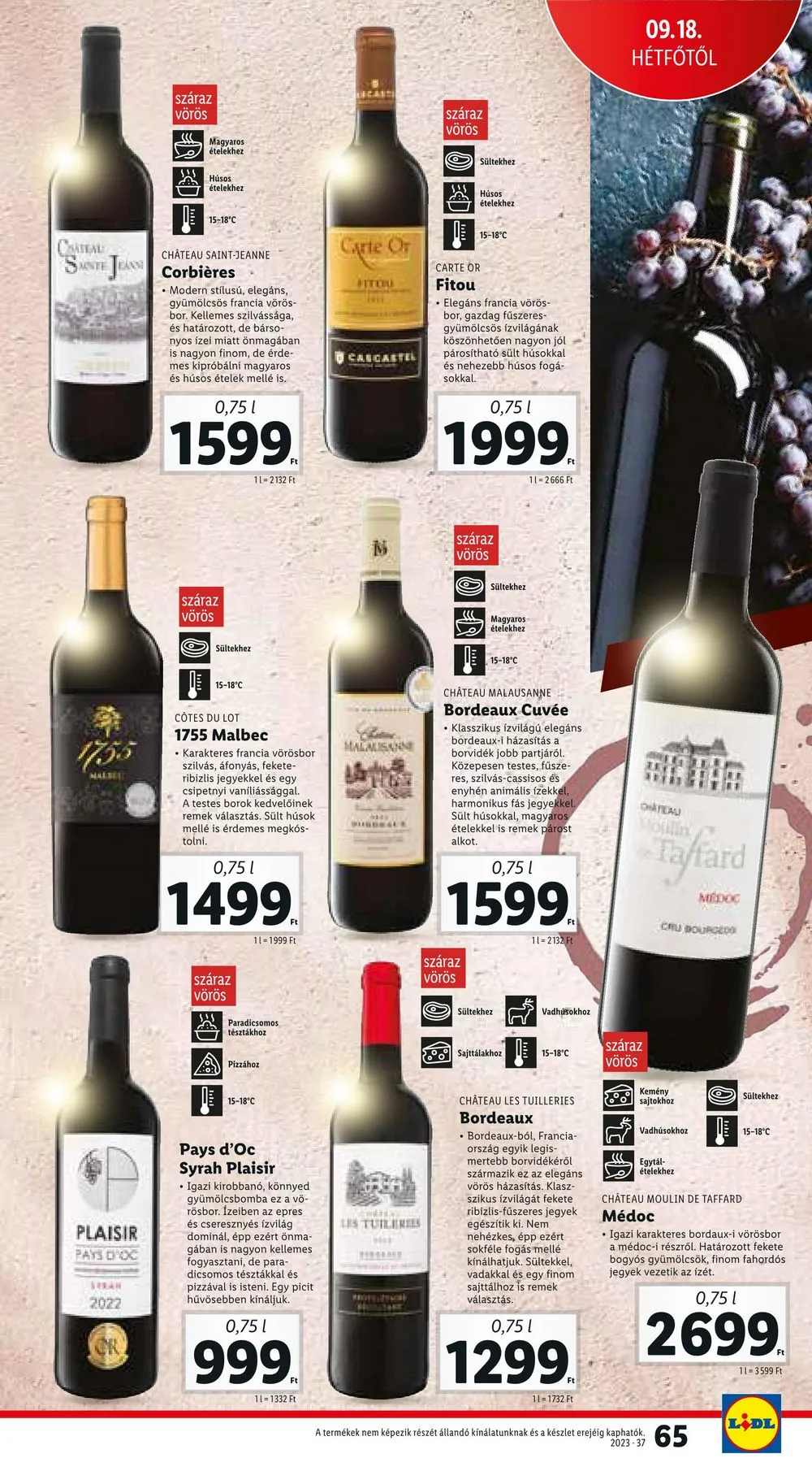 Lidl akciós újság 09.14–09.20 – 65. oldal