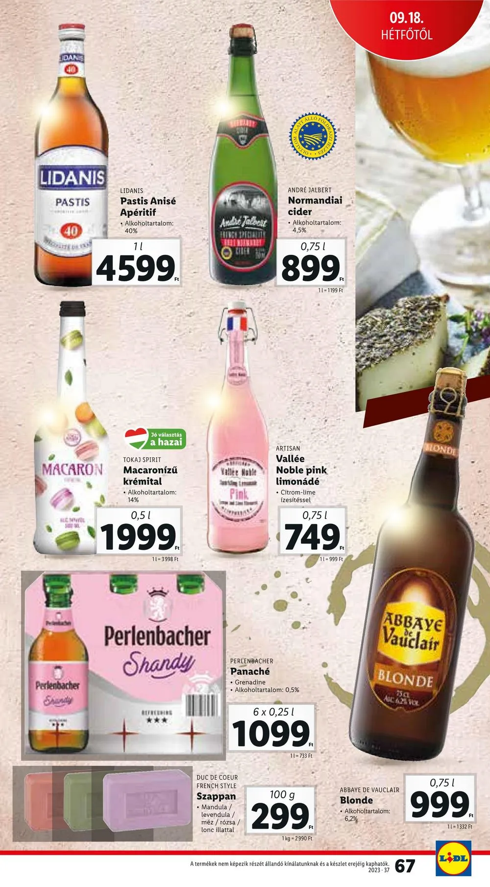Lidl akciós újság 09.14–09.20 – 67. oldal