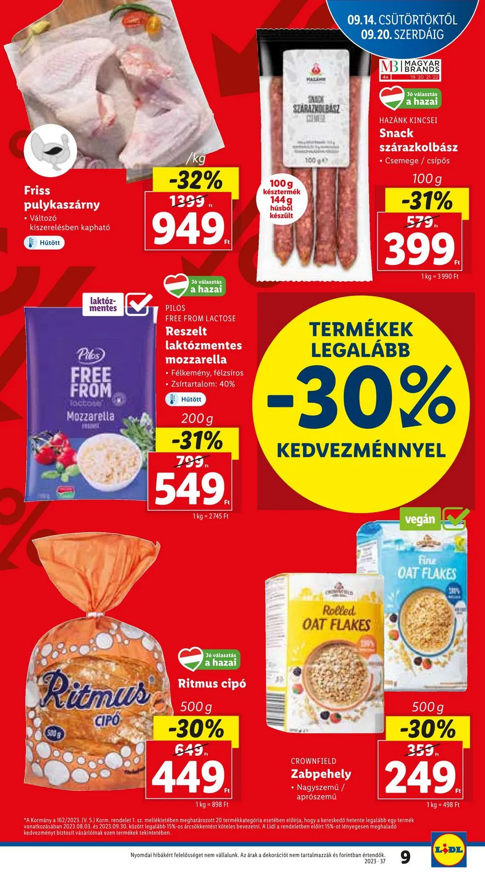 Lidl akciós újság 09.14–09.20 – 9. oldal