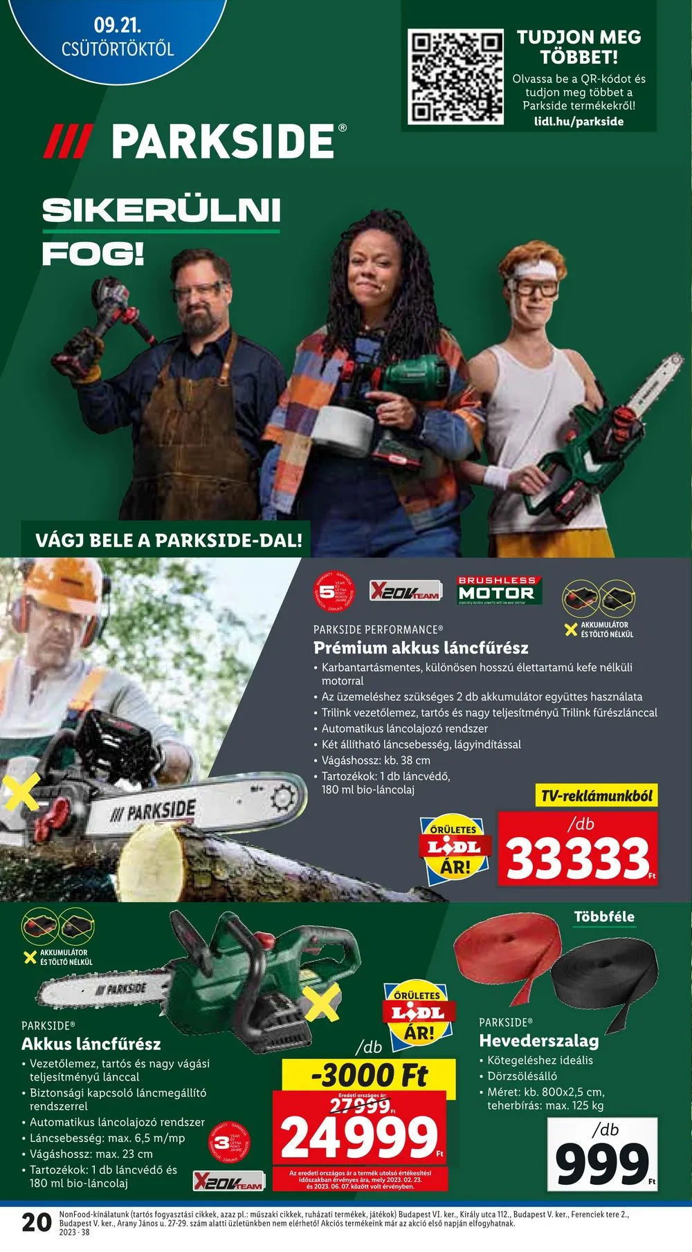 Lidl akciós újság 09.21–09.27 – 20. oldal