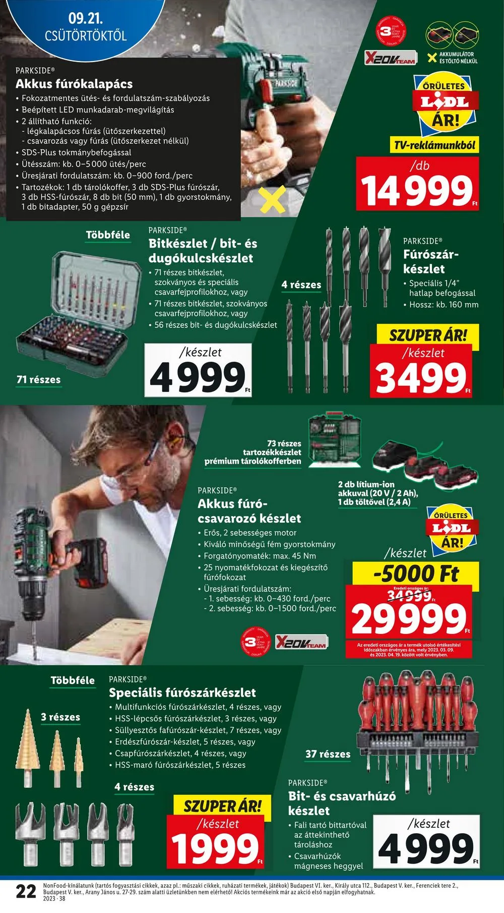 Lidl akciós újság 09.21–09.27 – 22. oldal